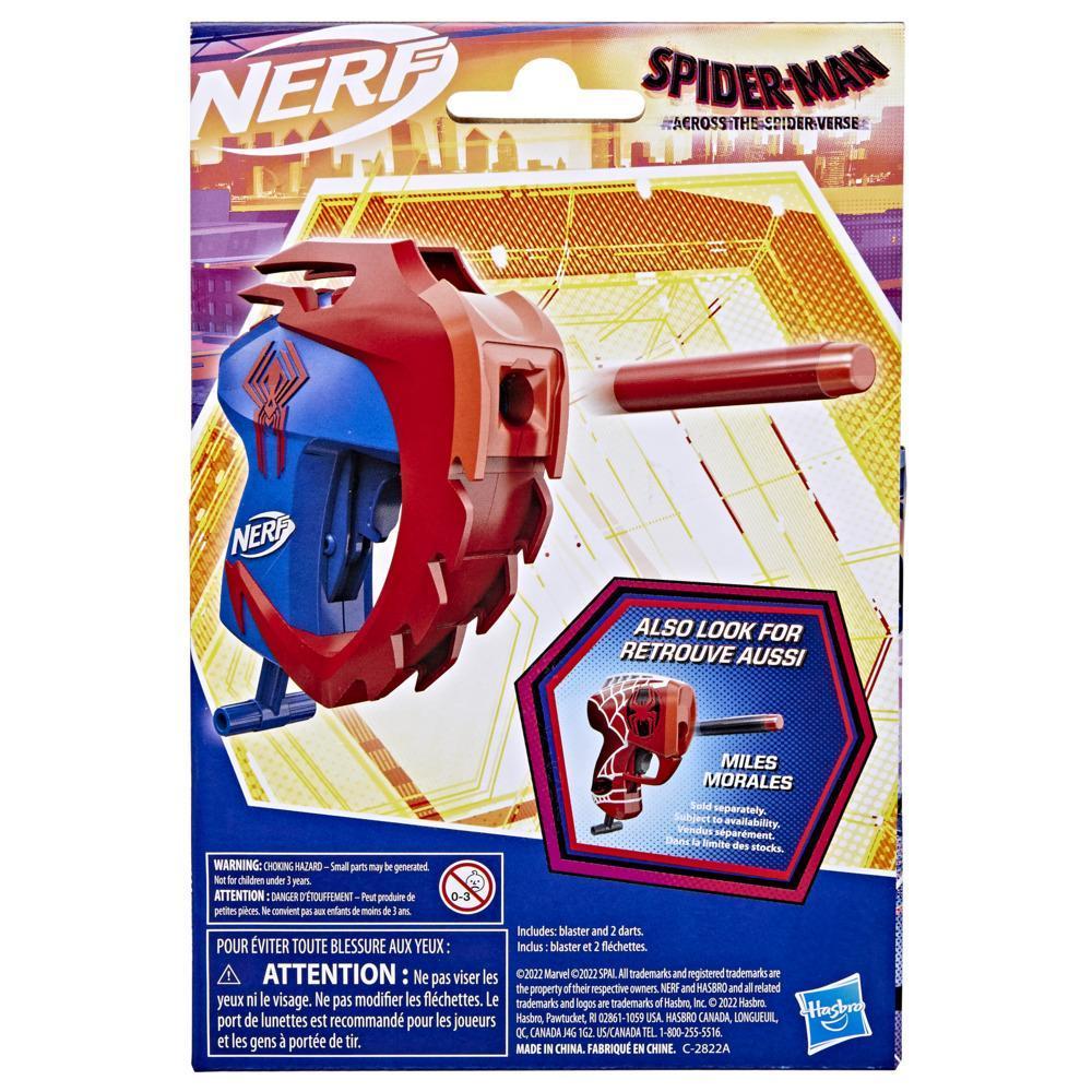 Nerf Spider-Man: Across The Spider-Verse, Spider-Man 2099 Dart Blaster, Movie Inspired Design, 2 Nerf Elite Darts product thumbnail 1