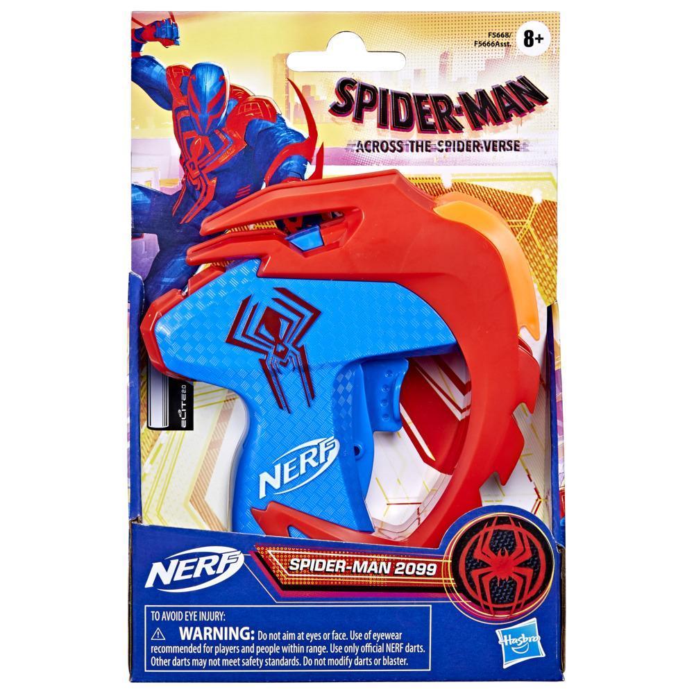 Nerf Spider-Man: Across The Spider-Verse, Spider-Man 2099 Dart Blaster, Movie Inspired Design, 2 Nerf Elite Darts product thumbnail 1