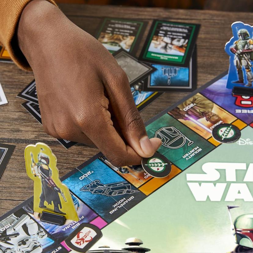 Monopoly: Star Wars Boba Fett Edition Board Game for Kids Ages 8 and Up, product image 1