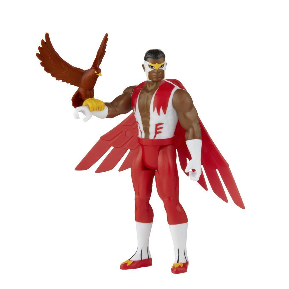 Hasbro Marvel Legends Series 3.75-inch Retro 375 Collection Marvel’s Falcon Action Figure Toy product image 1