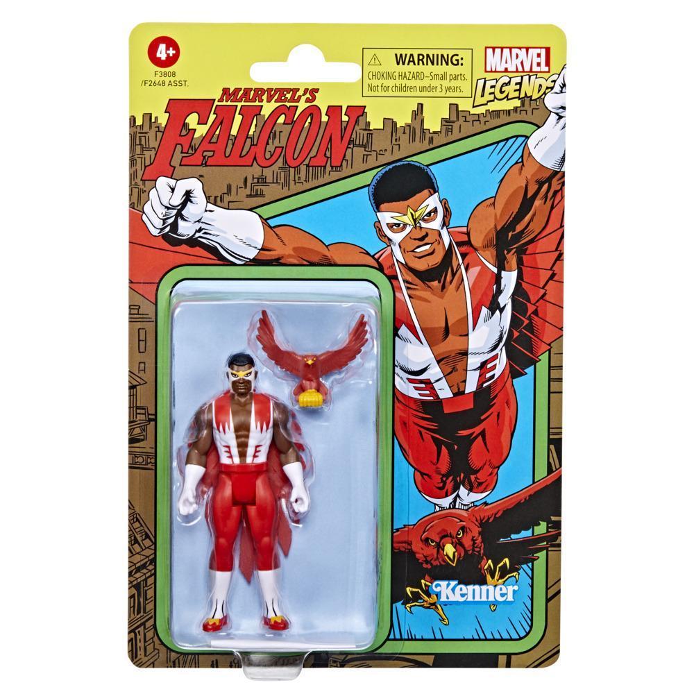 Hasbro Marvel Legends Series 3.75-inch Retro 375 Collection Marvel’s Falcon Action Figure Toy product image 1