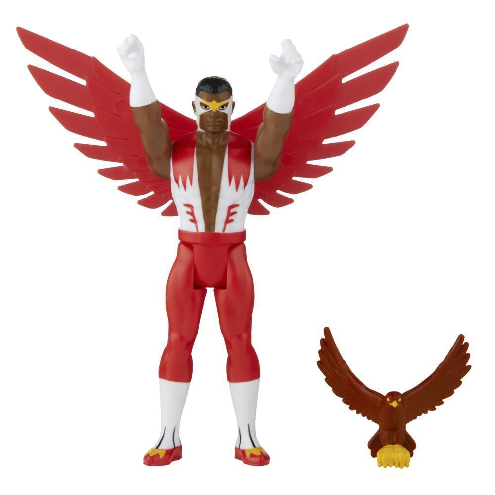 Hasbro Marvel Legends Series 3.75-inch Retro 375 Collection Marvel’s Falcon Action Figure Toy product image 1