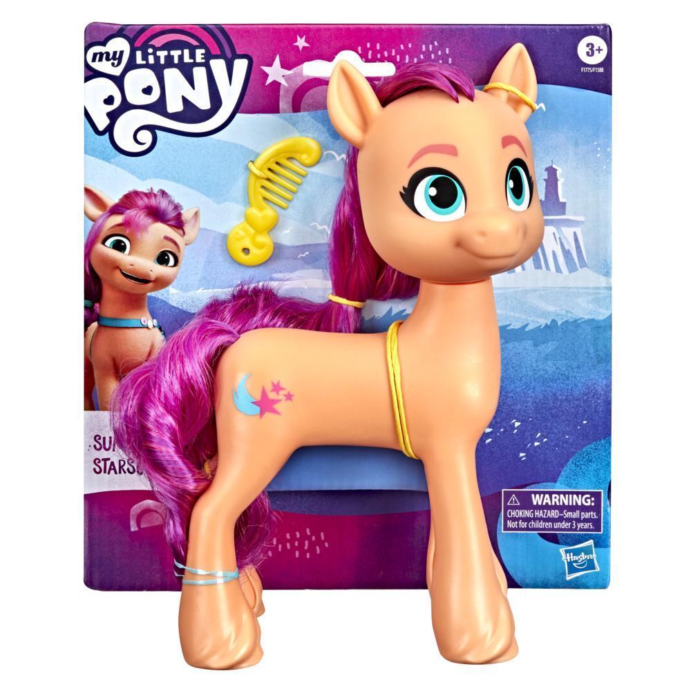 My Little Pony: A New Generation Mega Movie Friends Sunny Starscout - 8-Inch Orange Pony Toy with Comb product thumbnail 1