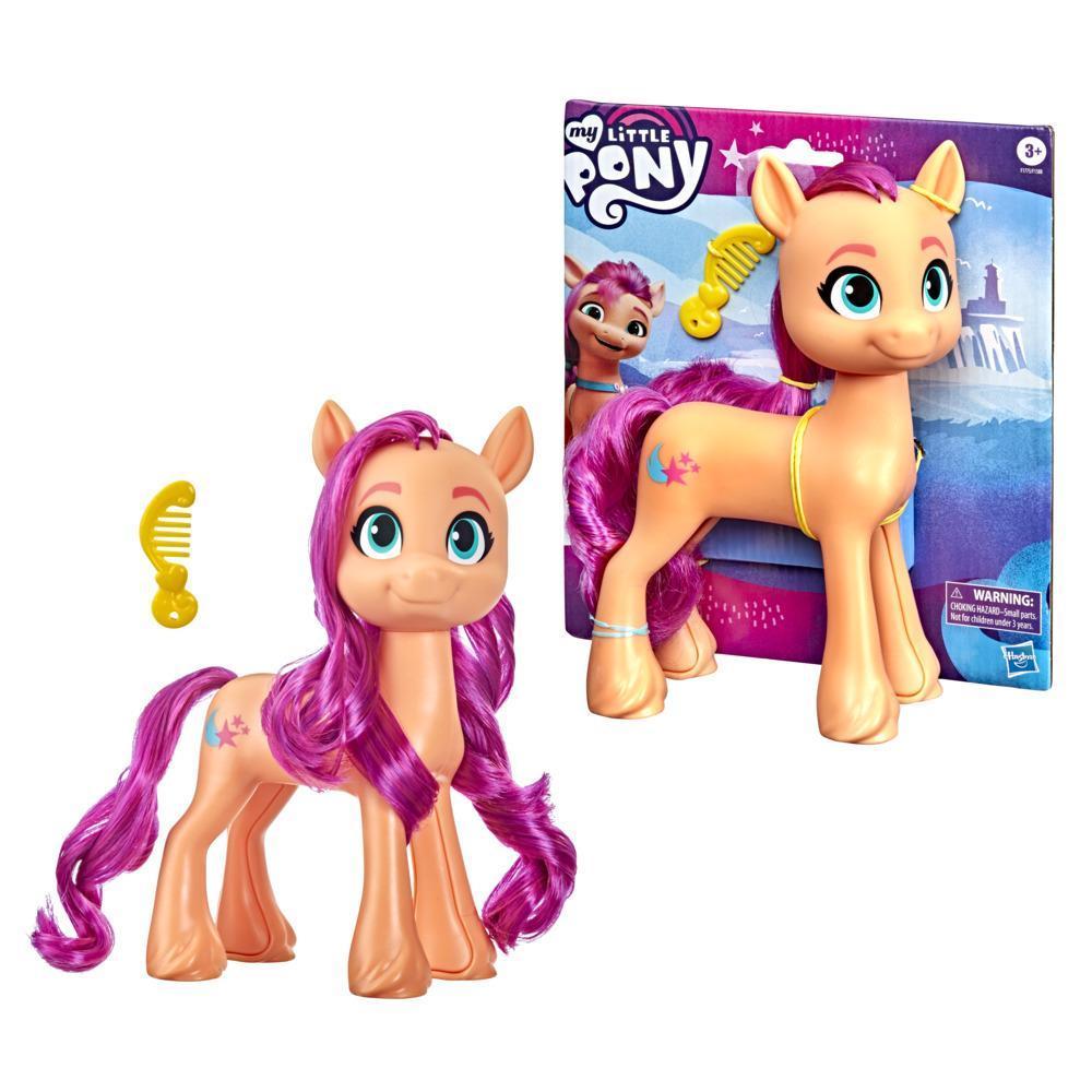 My Little Pony: A New Generation Mega Movie Friends Sunny Starscout - 8-Inch Orange Pony Toy with Comb product thumbnail 1