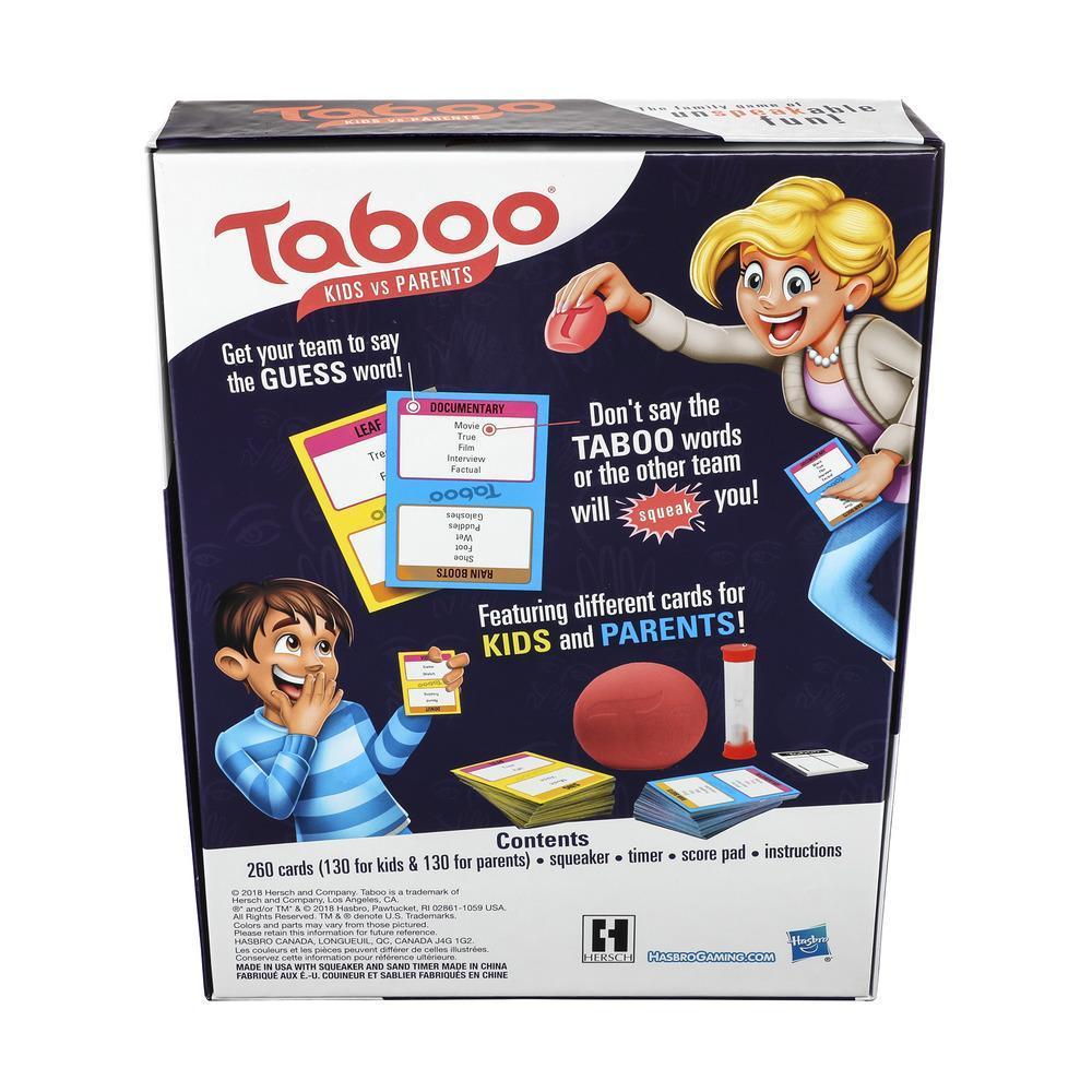 Taboo Kids vs. Parents Family Board Game Ages 8 and Up product thumbnail 1