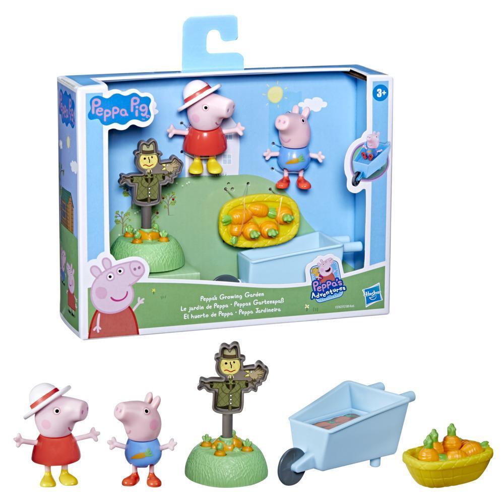 Peppa Pig Peppa's Adventures Peppa's Growing Garden Preschool Toy, with 2 Figures and 3 Accessories, for Ages 3 and Up product thumbnail 1