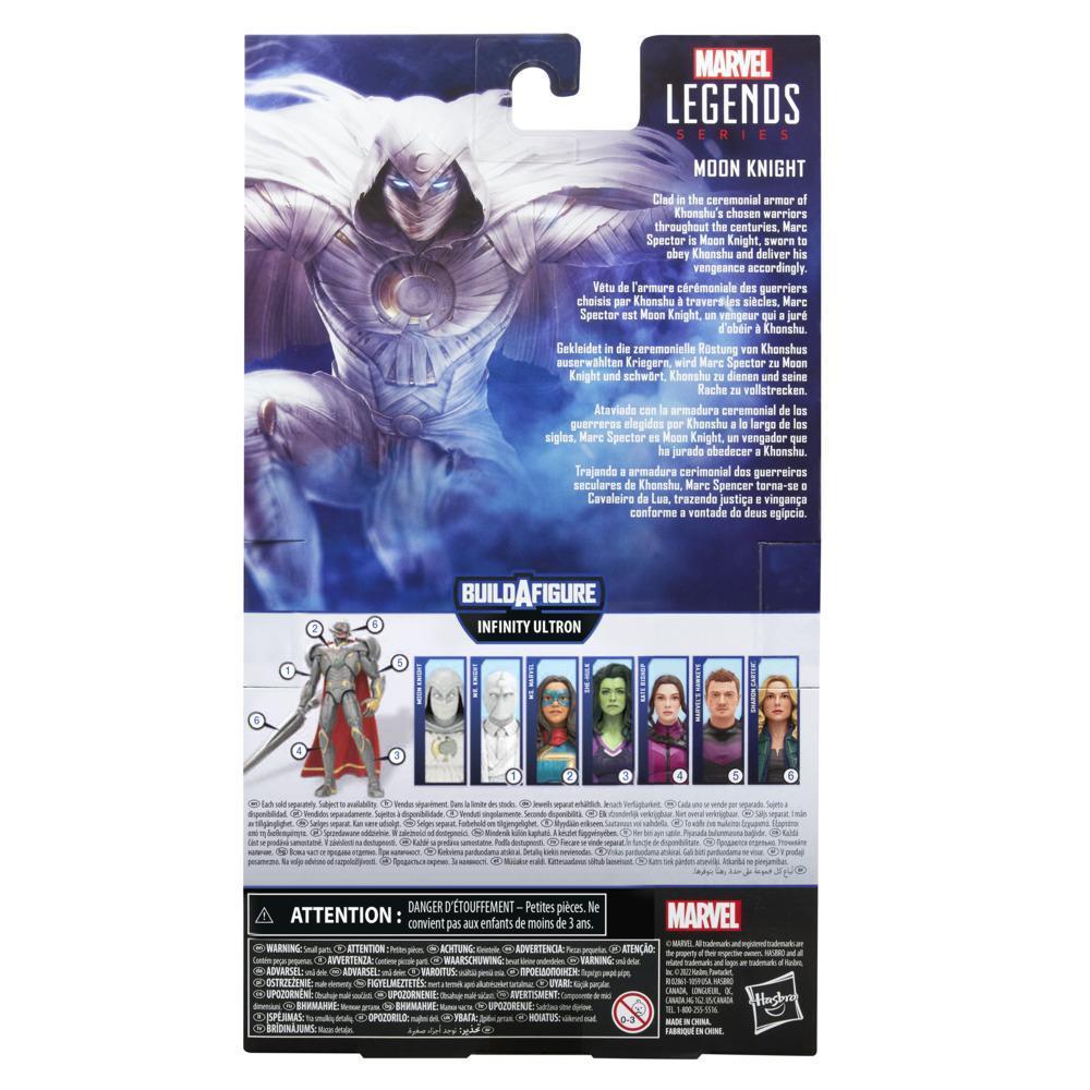 Marvel Legends Series MCU Disney Plus Moon Knight Action Figure 6-inch Collectible Toy, includes 4 accessories product thumbnail 1