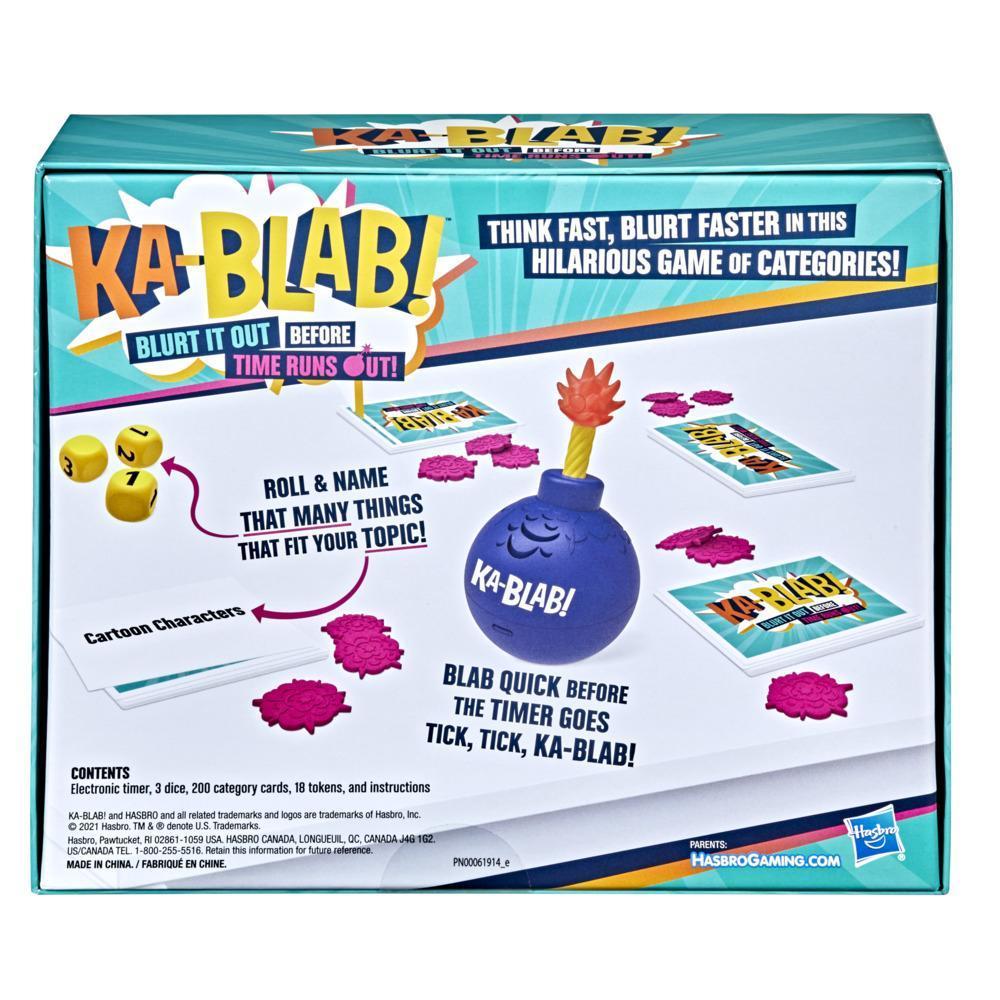 Ka-Blab! Game for Families, Teens, and Kids Ages 10 and Up, Family-Friendly Party Game for 2-6 Players product thumbnail 1