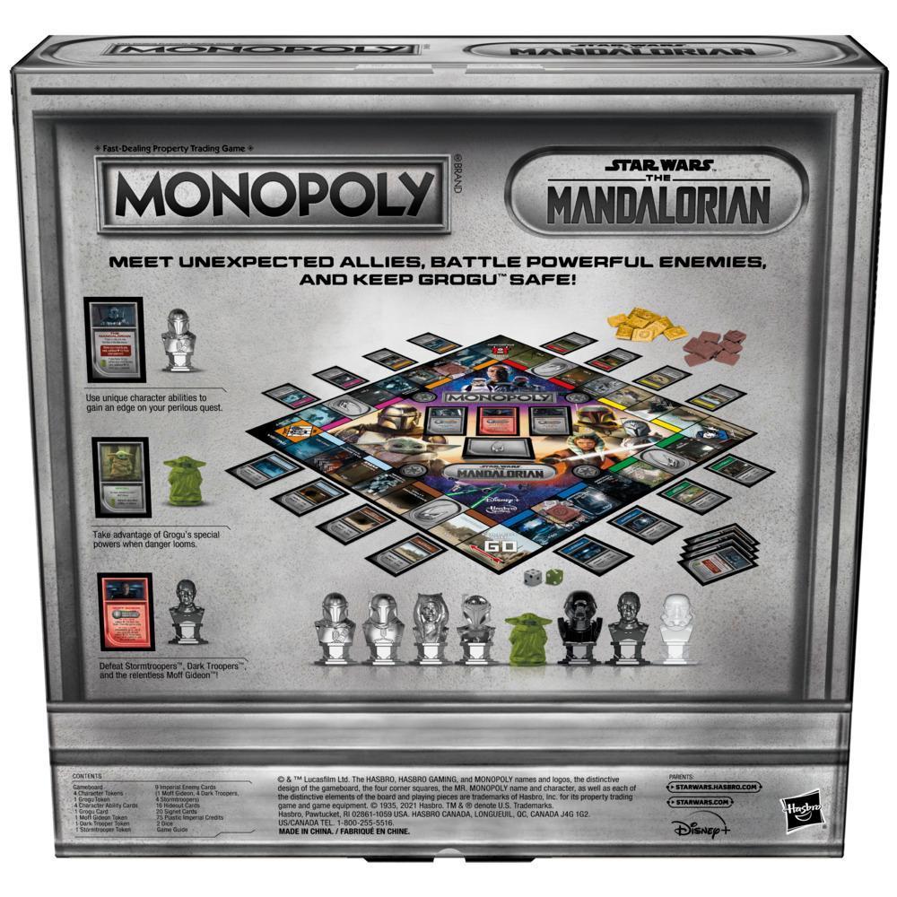 Monopoly: Star Wars The Mandalorian Edition Board Game, Inspired by Season 2, Protect Grogu From Imperial Enemies product image 1