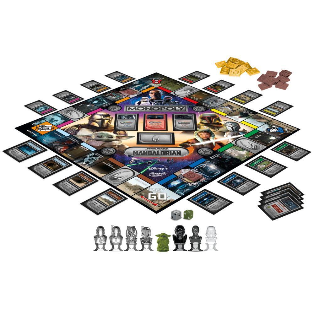 Monopoly: Star Wars The Mandalorian Edition Board Game, Inspired by Season 2, Protect Grogu From Imperial Enemies product image 1