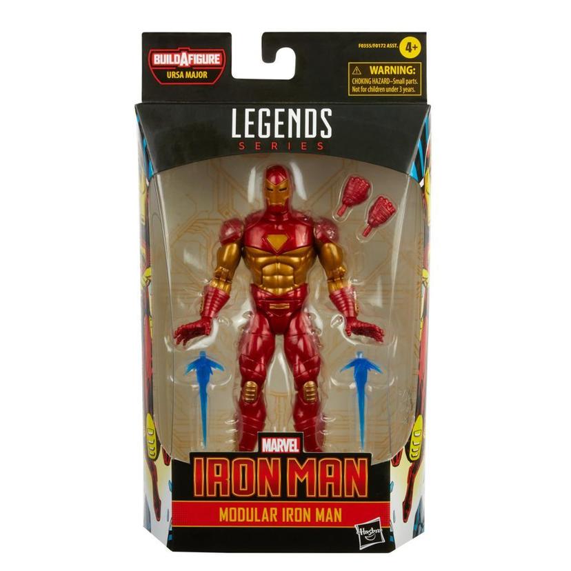 Hasbro Marvel Legends Series 6-inch Modular Iron Man Action Figure Toy, Includes 4 Accessories and 1 Build-A-Figure Part product image 1