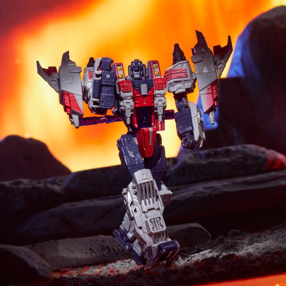 Transformers Legacy United Voyager Cybertron Universe Starscream 7” Action Figure, 8+ product thumbnail 1