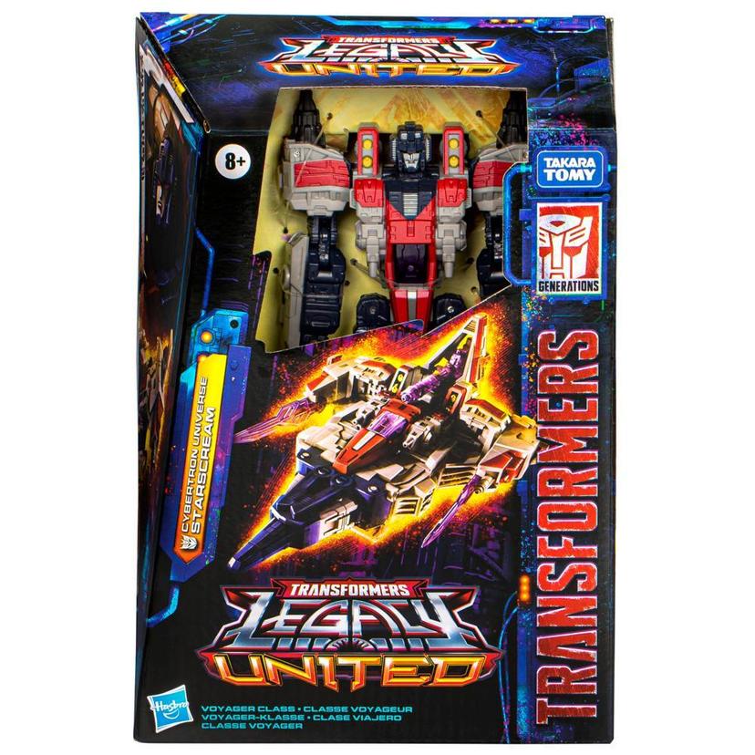 Transformers Legacy United Voyager Cybertron Universe Starscream 7” Action Figure, 8+ product image 1