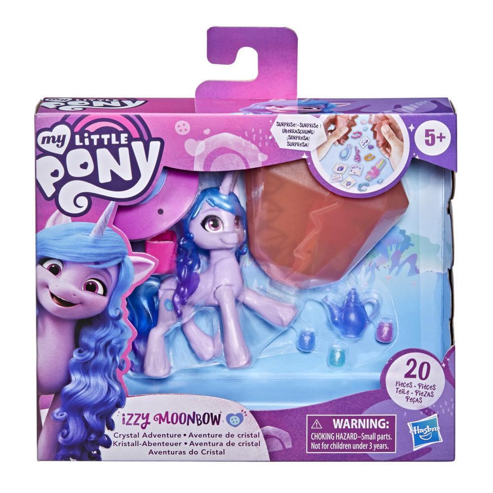 My Little Pony: A New Generation Movie Crystal Adventure Izzy Moonbow - 3-Inch Purple Pony Toy with Surprise Accessories product thumbnail 1