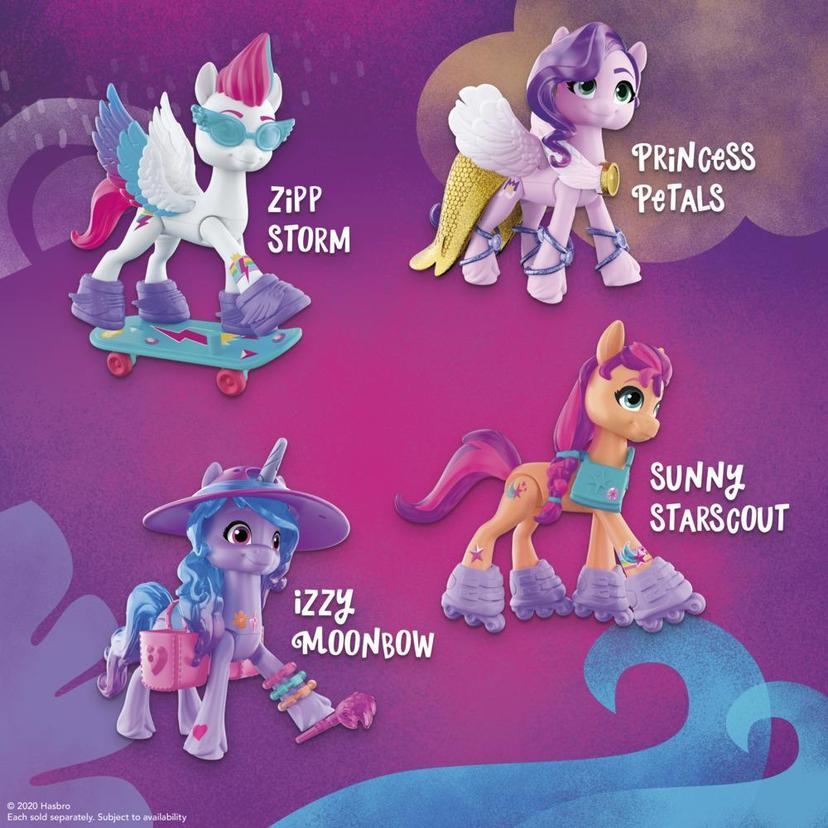 My Little Pony: A New Generation Movie Crystal Adventure Izzy Moonbow - 3-Inch Purple Pony Toy with Surprise Accessories product image 1