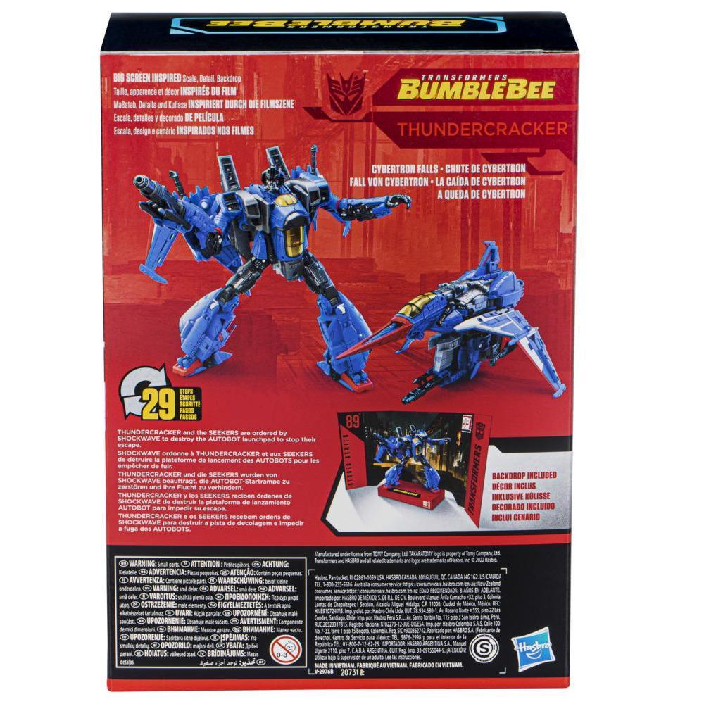 Transformers Toys Studio Series 89 Voyager Transformers: Bumblebee Thundercracker Action Figure - 8 and Up, 6.5-inch product thumbnail 1