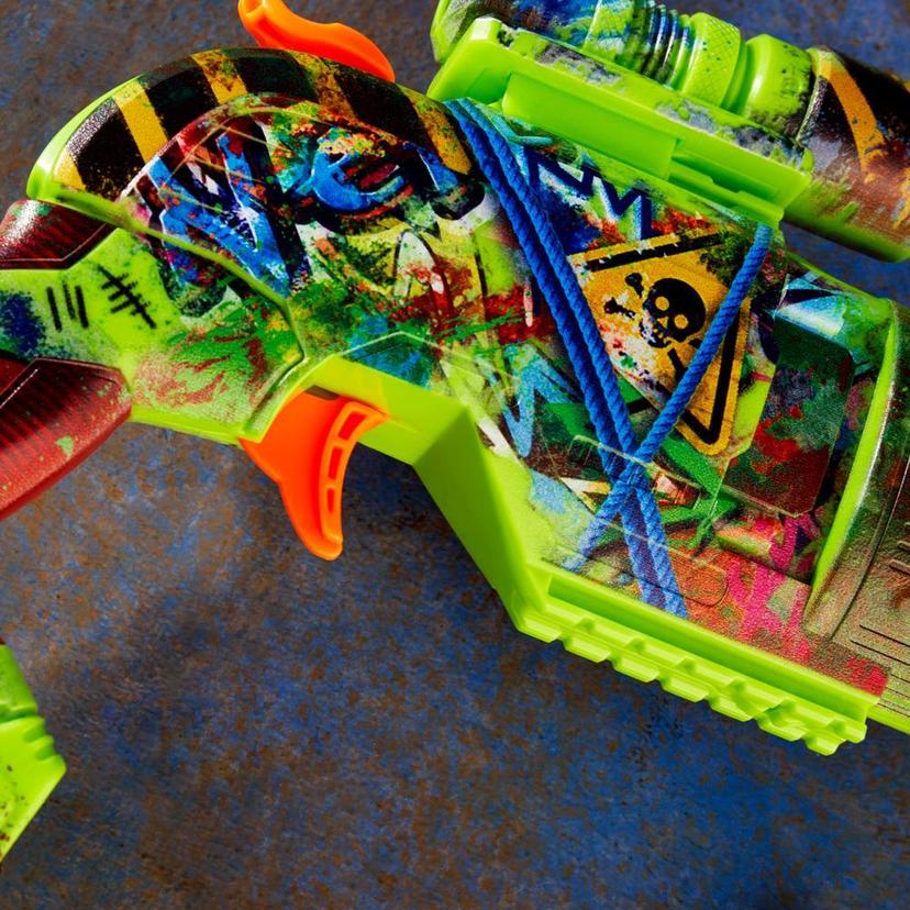 Nerf Zombie Driller Dart Blaster, 16 Nerf Elite Darts, Outdoor Games, Ages 8+ product image 1