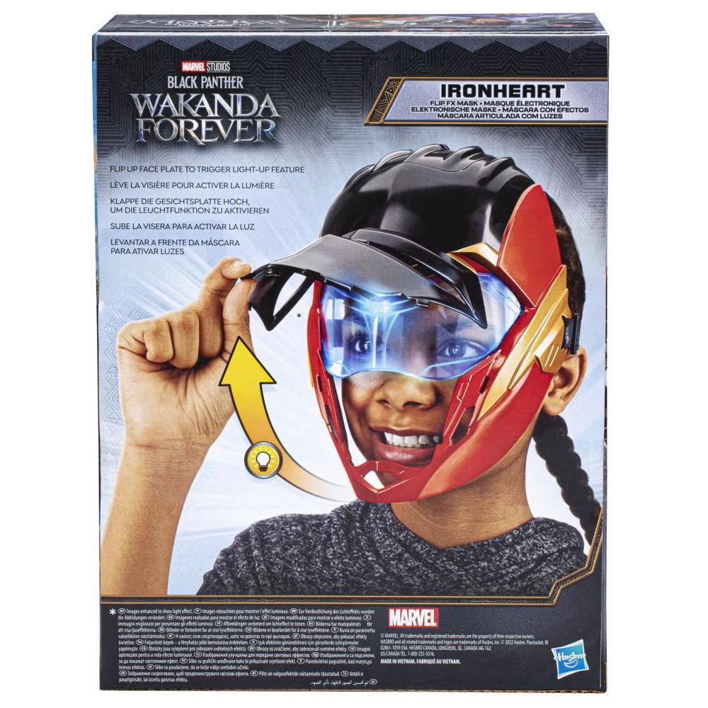 Marvel Studios' Black Panther Wakanda Forever Ironheart Flip FX Light Up Mask, Roleplay Toy For Kids 5 and Up product thumbnail 1