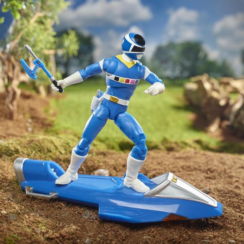 Power Rangers Lightning Collection In Space Blue Ranger & Galaxy Glider 6-Inch Premium Collectible Action Figure Toy product image 1