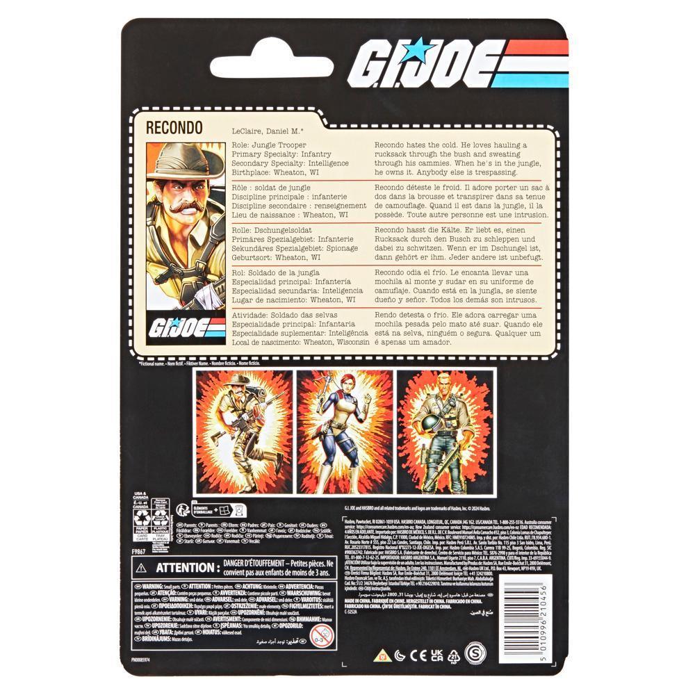 G.I. Joe Classified Series Retro Cardback, Recondo, 6” Action Figure product thumbnail 1