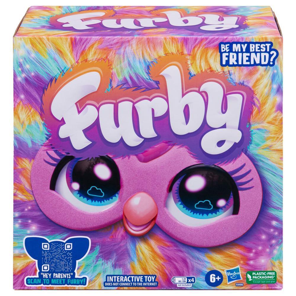 Furby Tie Dye Plush Toy, Voice Activated, 15 Fashion Accessories, Interactive Toys, Ages 6+ product thumbnail 1