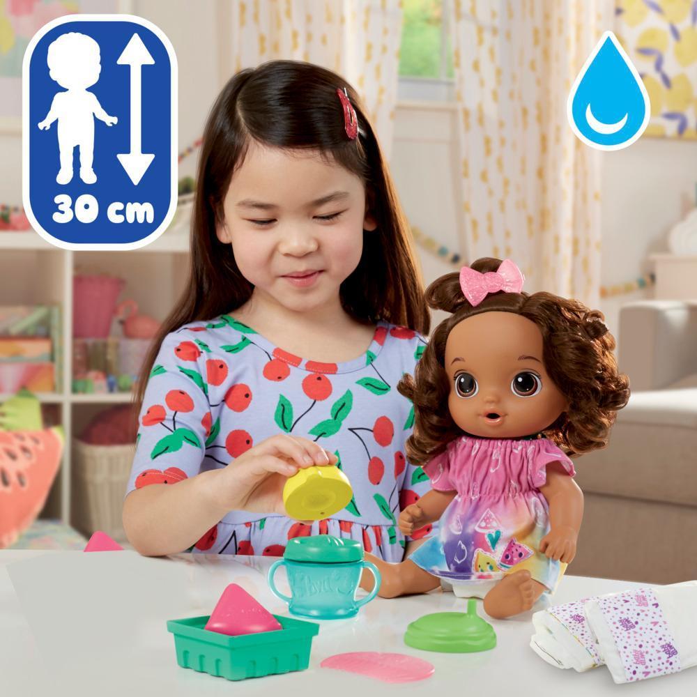 Baby Alive Fruity Sips Doll, Lemon, Pretend Juicer Baby Doll Set, Kids 3 and Up, Brown Hair product thumbnail 1