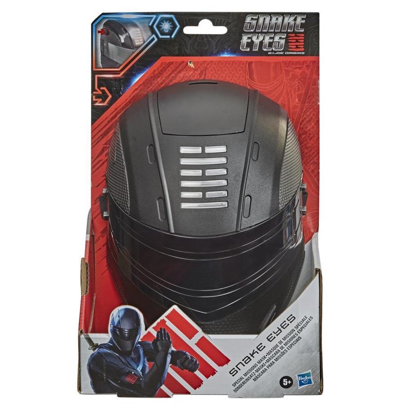 Snake Eyes: G.I. Joe Origins Snake Eyes Special Missions Mask Roleplay Item with Lights, Toys for Kids Ages 5 and Up product image 1