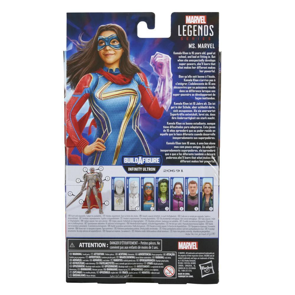 Marvel Legends Series MCU Disney Plus Ms. Marvel Action Figure 6-inch Collectible Toy, includes 3 Accessories 1 Build-A-Figure Part product thumbnail 1