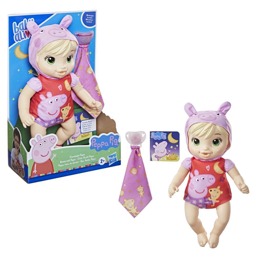 Baby Alive Goodnight Peppa Doll, Peppa Pig Toy, First Baby Doll, Soft Body, Kids Ages 2 Years and Up, Blonde Hair product thumbnail 1