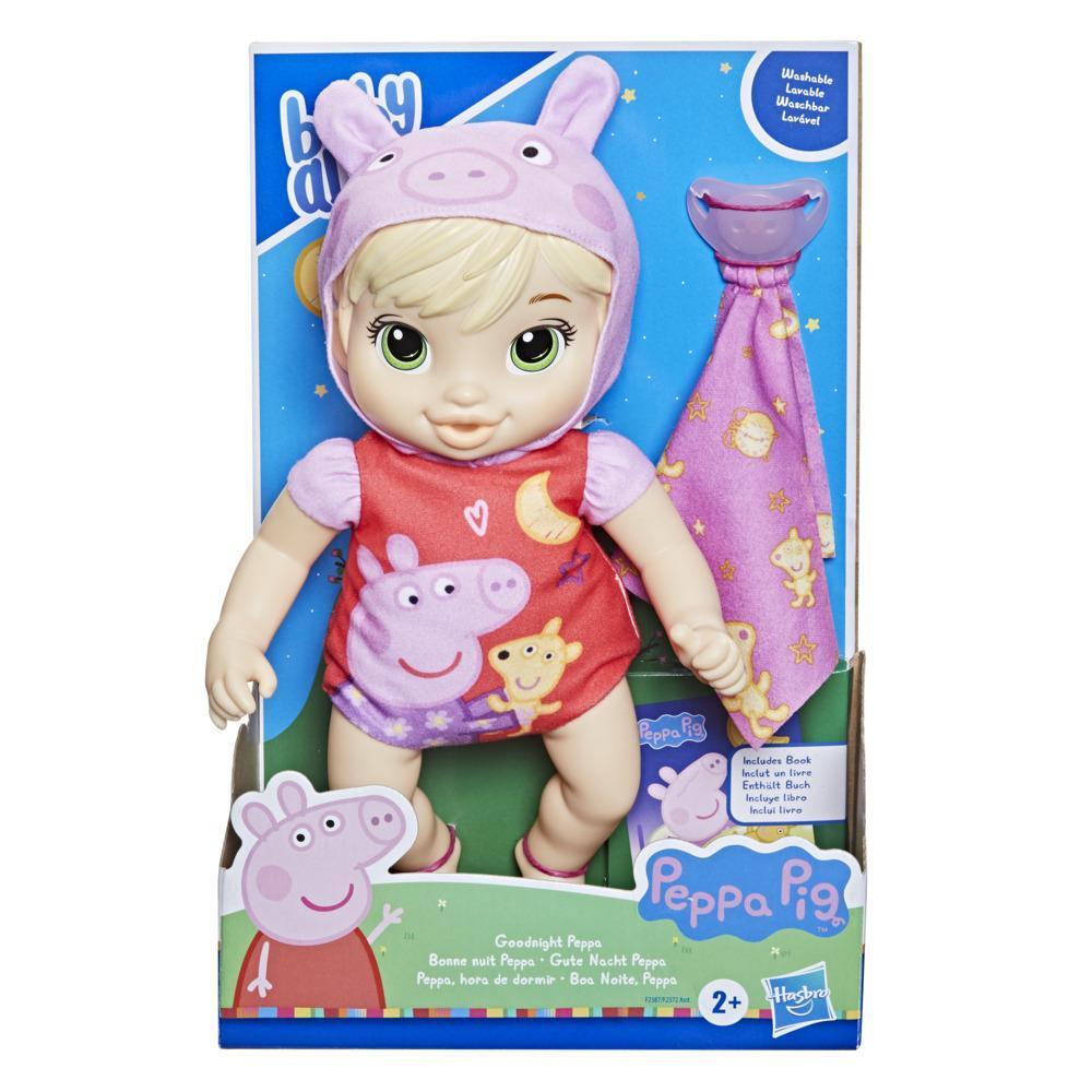 Baby Alive Goodnight Peppa Doll, Peppa Pig Toy, First Baby Doll, Soft Body, Kids Ages 2 Years and Up, Blonde Hair product thumbnail 1