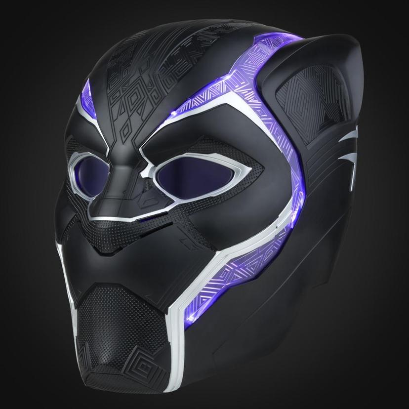 Marvel Legends Series Black Panther Premium Electronic Role Play Helmet with Light FX and Flip-Up/Flip-Down Lenses product image 1