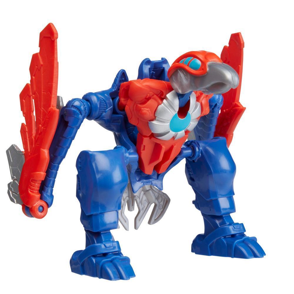 Marvel Mech Strike Mechasaurs Captain America (4”) with Redwing Mechasaur Action Figures product thumbnail 1