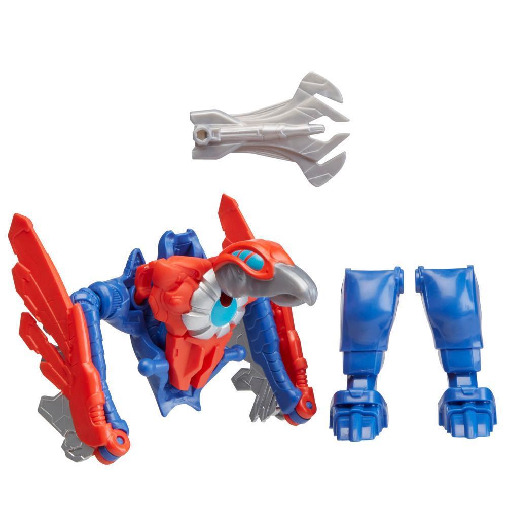 Marvel Mech Strike Mechasaurs Captain America (4”) with Redwing Mechasaur Action Figures product thumbnail 1