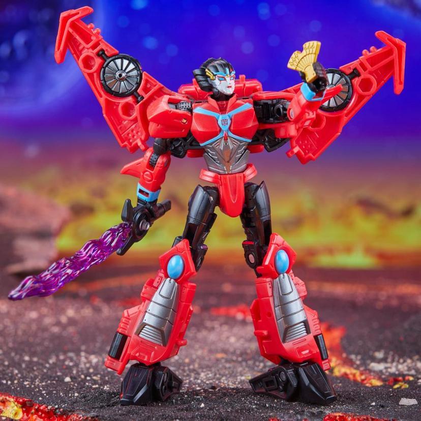 Transformers Legacy United Deluxe Cyberverse Universe Windblade 5.5” Action Figure, 8+ product image 1