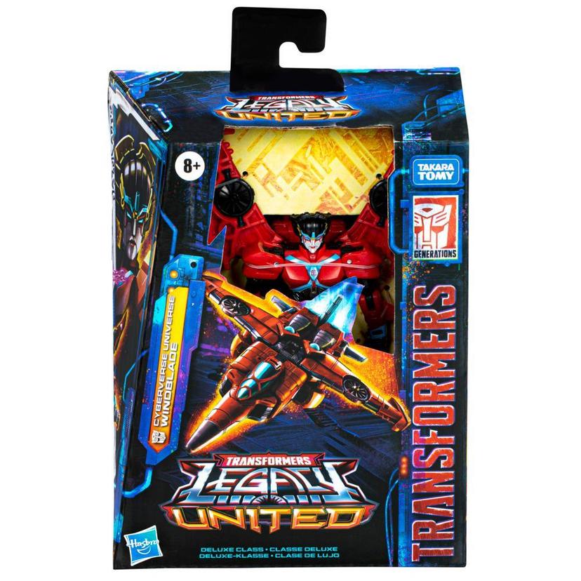 Transformers Legacy United Deluxe Cyberverse Universe Windblade 5.5” Action Figure, 8+ product image 1