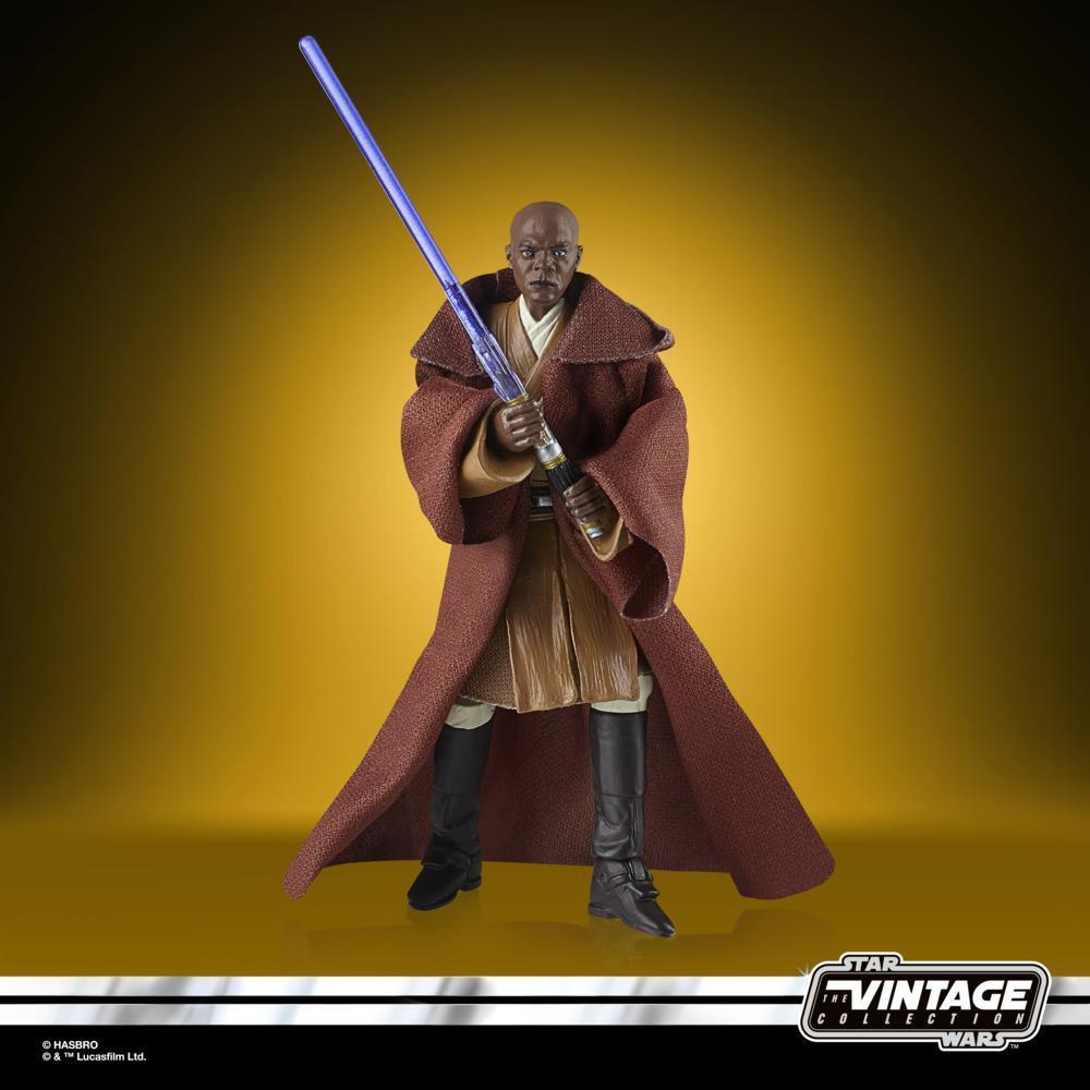 Star Wars The Vintage Collection Mace Windu Toy VC35, 3.75-Inch-Scale Star Wars: Attack of the Clones Action Figure Toy product thumbnail 1