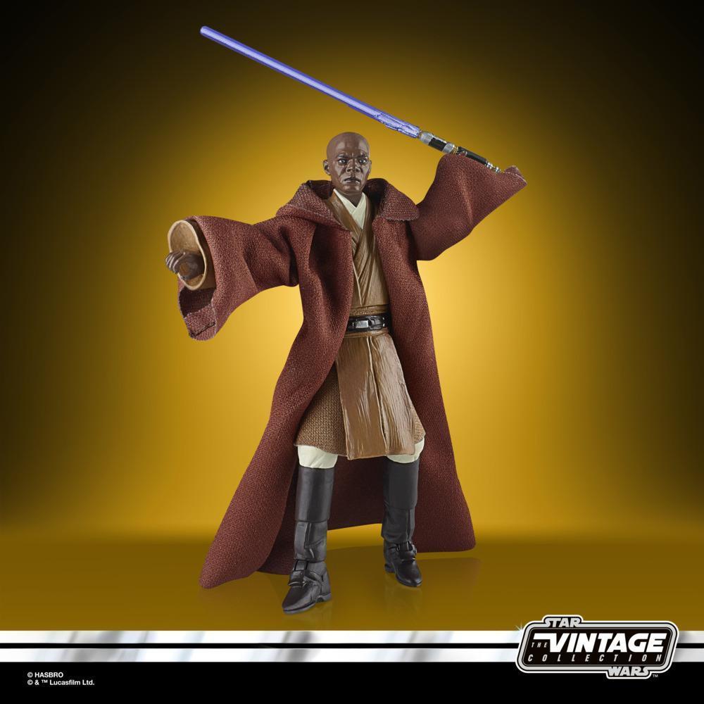 Star Wars The Vintage Collection Mace Windu Toy VC35, 3.75-Inch-Scale Star Wars: Attack of the Clones Action Figure Toy product thumbnail 1