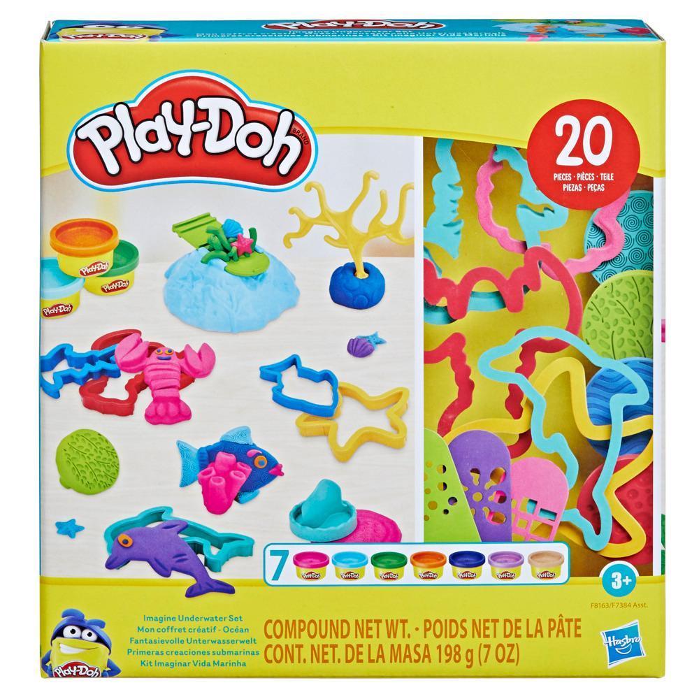 Play-Doh Imagine Underwater Set with 20 Underwater-Themed Tools, Kids Toys product thumbnail 1