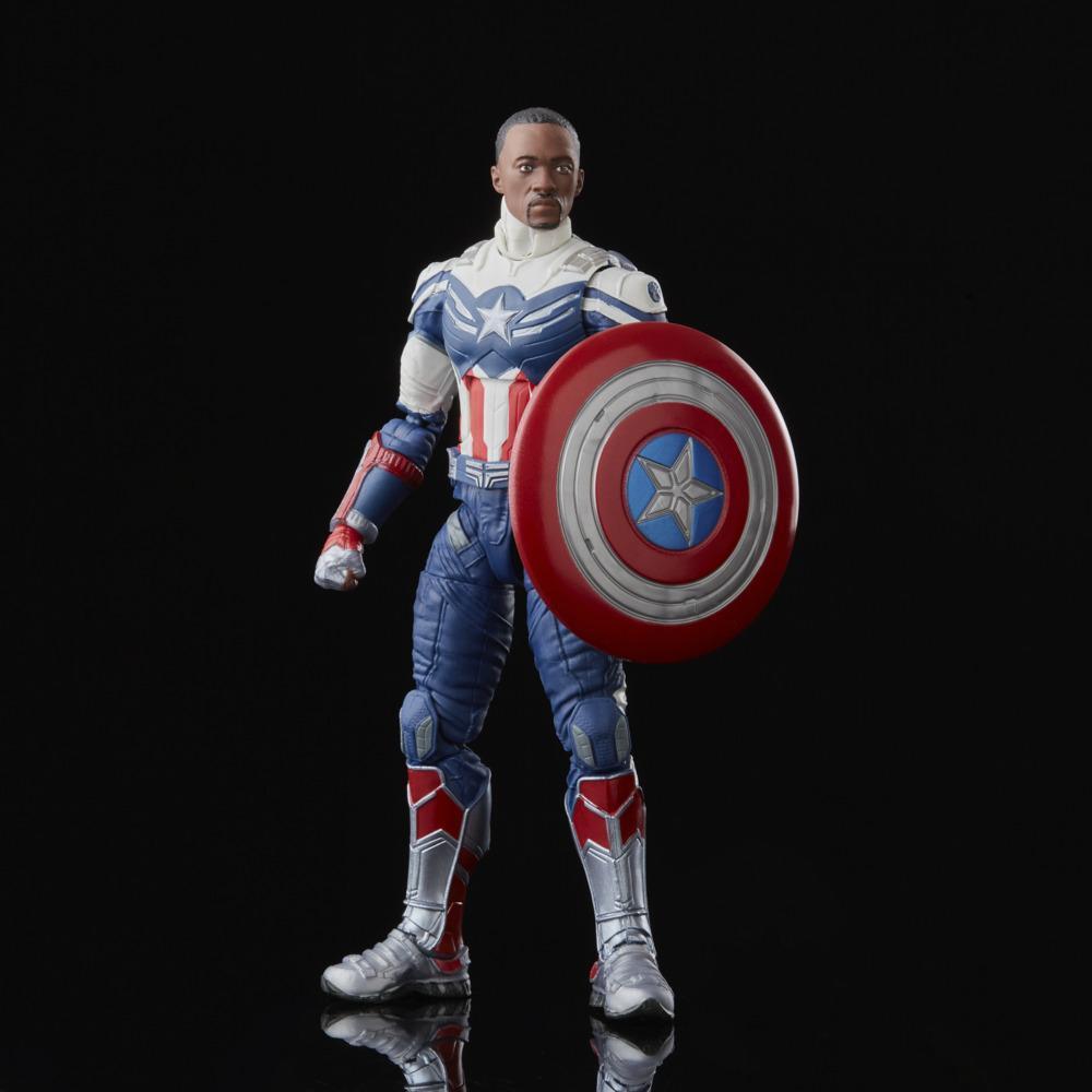 Marvel Legends Series Captain America 2-Pack Steve Rogers Sam Wilson MCU Figures, 7 Accessories product thumbnail 1