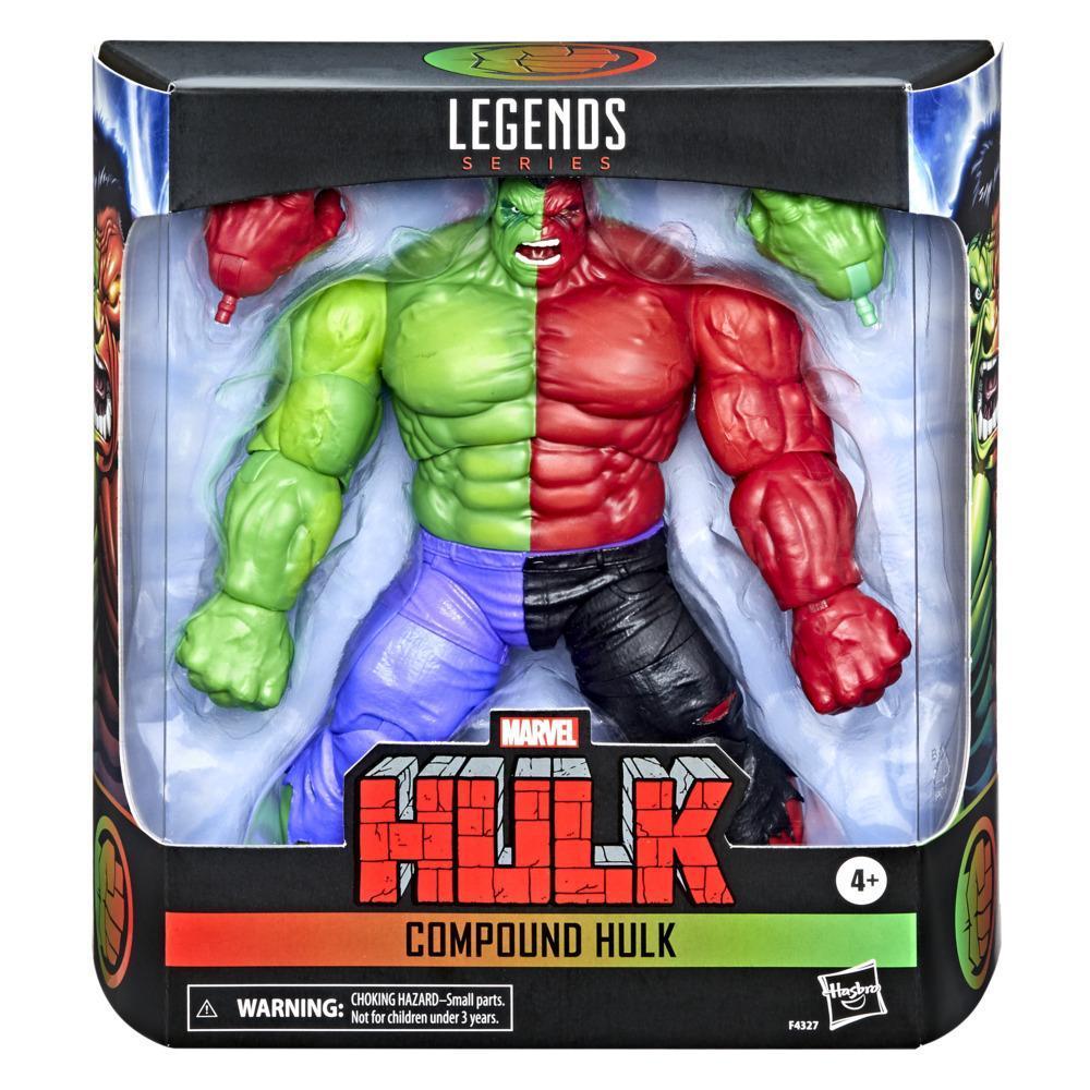 Hasbro Marvel Legends Series 6-inch Scale Action Figure Toy Compound Hulk, Includes Premium Design and 2 Accessories product thumbnail 1