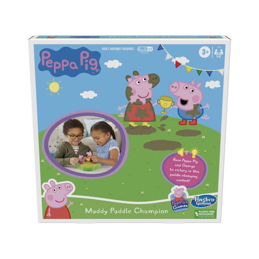 Peppa Pig Muddy Puddle Champion Board Game for Kids Ages 3 and Up, Preschool Game for 1-2 Players product image 1