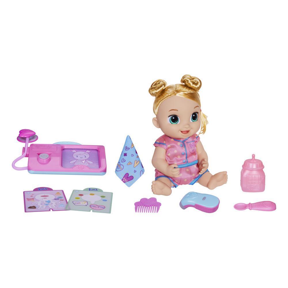 Baby Alive Lulu Achoo Doll, 12-Inch Interactive Doctor Play Toy, Lights, Sounds, Movements, Kids 3 and Up, Blonde Hair product thumbnail 1