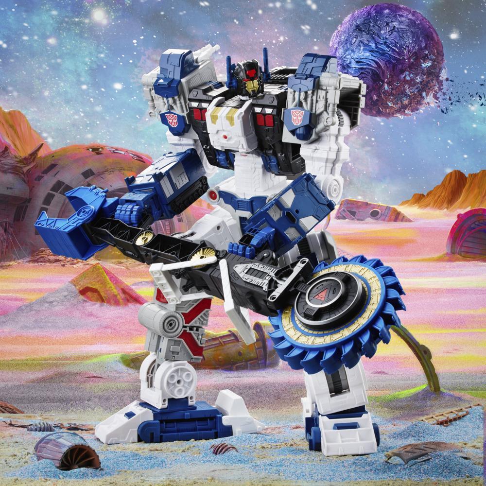 Transformers Toys Generations Legacy Series Titan Cybertron Universe Metroplex Action Figure - Ages 15 and Up, 22-inch product thumbnail 1