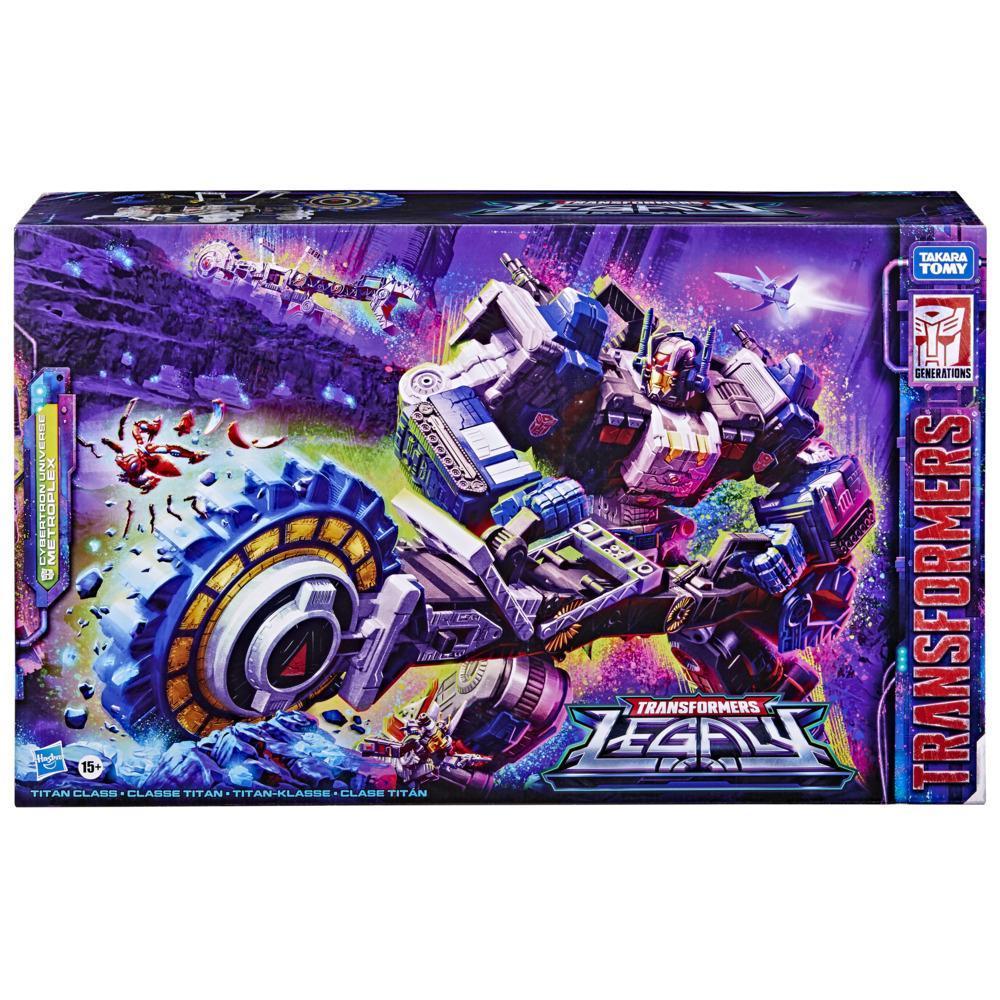 Transformers Toys Generations Legacy Series Titan Cybertron Universe Metroplex Action Figure - Ages 15 and Up, 22-inch product thumbnail 1