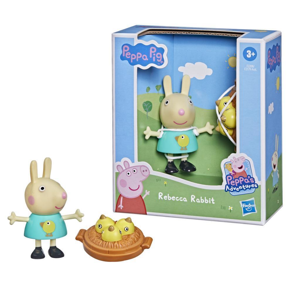 Peppa Pig Peppa’s Adventures Peppa’s Fun Friends Preschool Toy, Rebecca Rabbit Figure, Ages 3 and Up product thumbnail 1