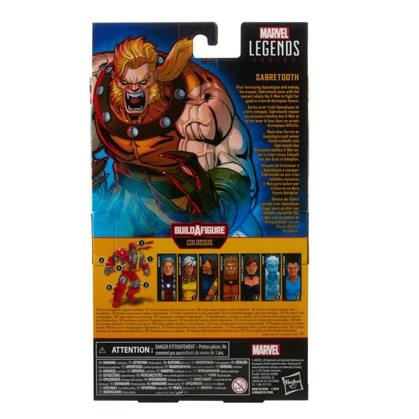 Hasbro Marvel Legends Series 6-inch Scale Action Figure Toy Sabretooth, Includes Premium Design, 3 Accessories, and 1 Build-A-Figure Part product image 1