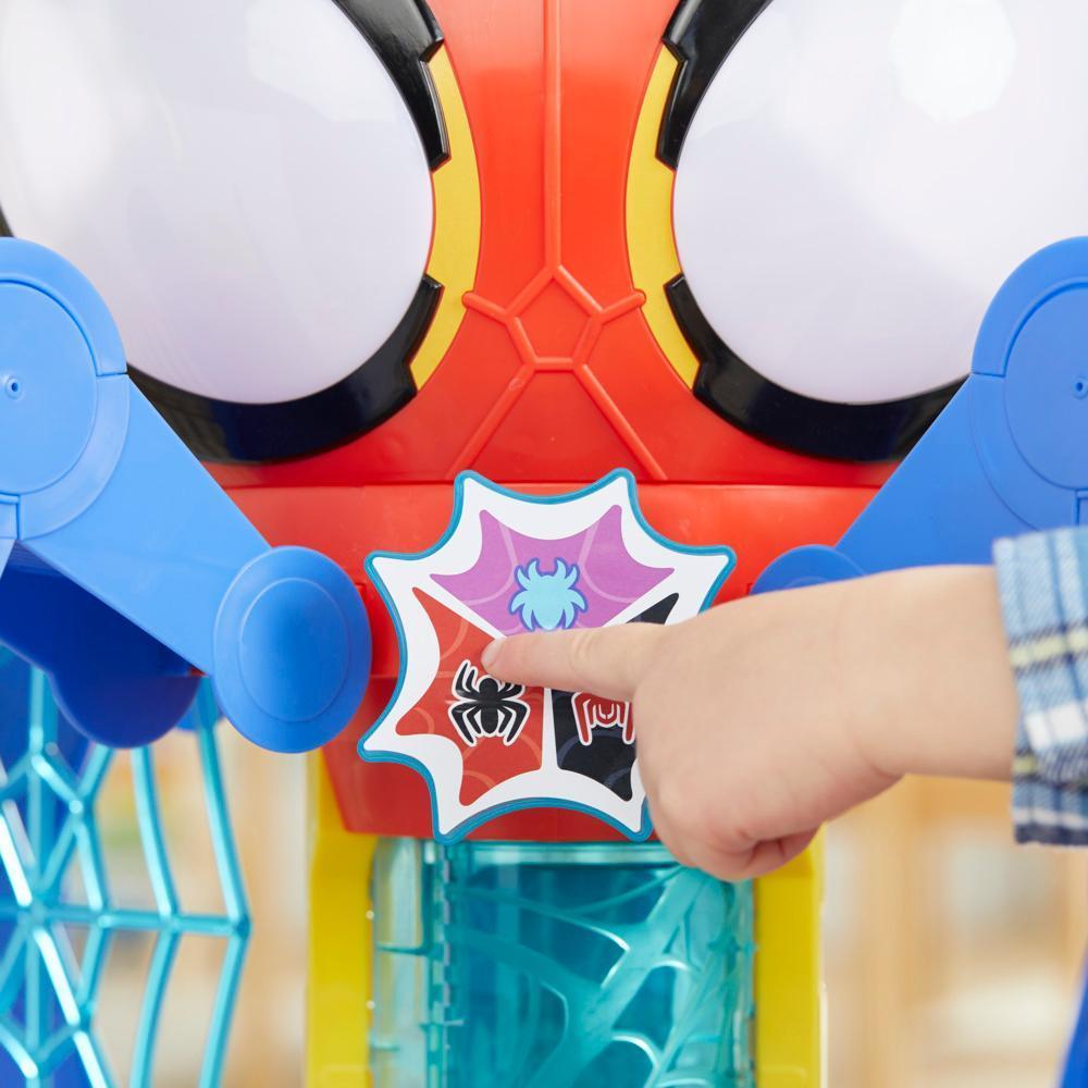 Marvel Spidey and His Amazing Friends Web-Spinners Web-Quarters Kids Playset with Multiple Features product thumbnail 1