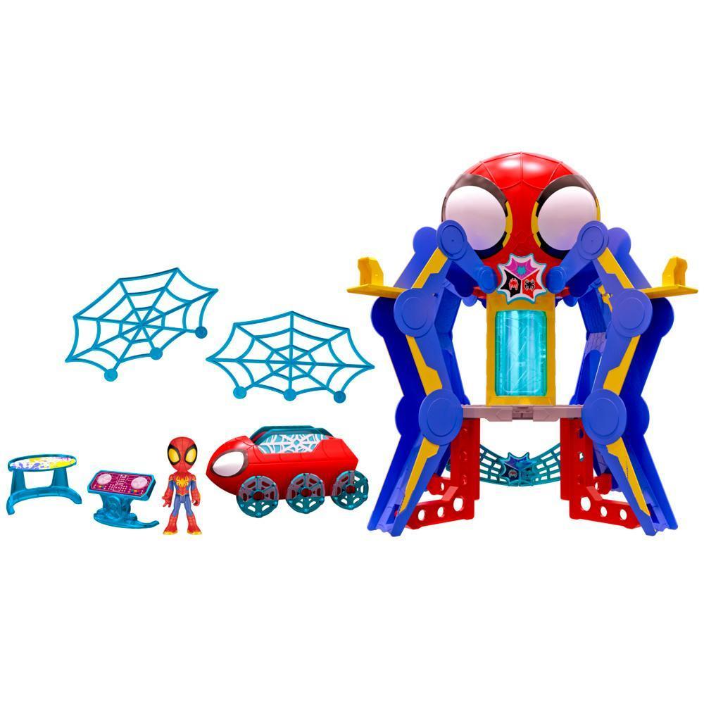 Marvel Spidey and His Amazing Friends Web-Spinners Web-Quarters Kids Playset with Multiple Features product thumbnail 1