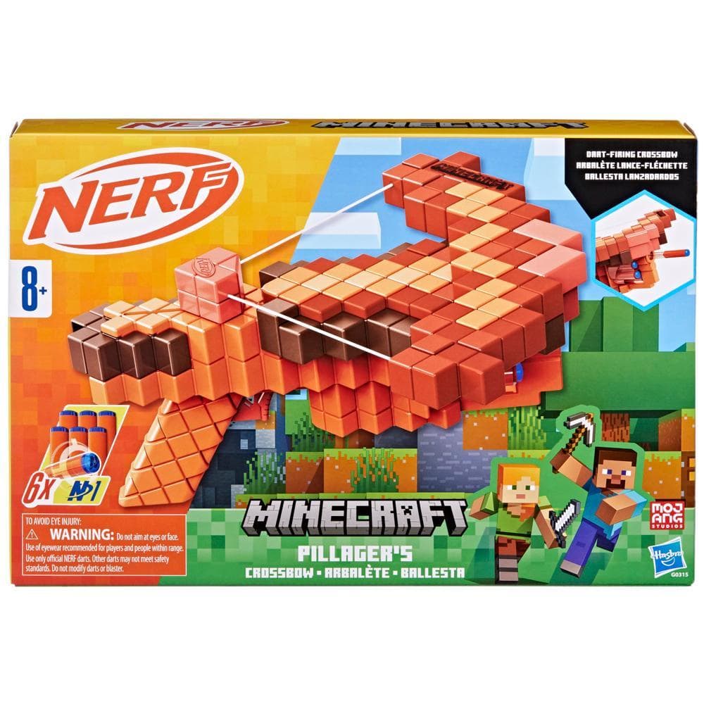 Nerf Minecraft Pillager's Crossbow Dart Blaster product thumbnail 1