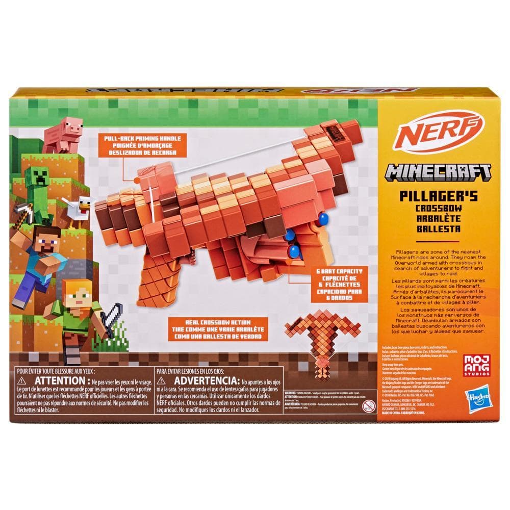 Nerf Minecraft Pillager's Crossbow Dart Blaster product image 1